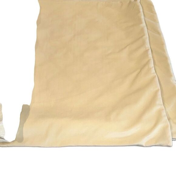 "New" Lot Of 3 Casa Decor Home 24x24 Beige Yellow Decorative Accent Pillowcases - Picture 8 of 9
